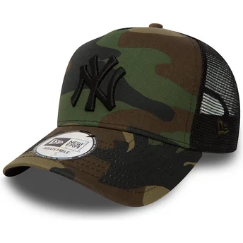 Cappellino trucker camouflage Clean A Frame dei New York Yankees MLB di New Era