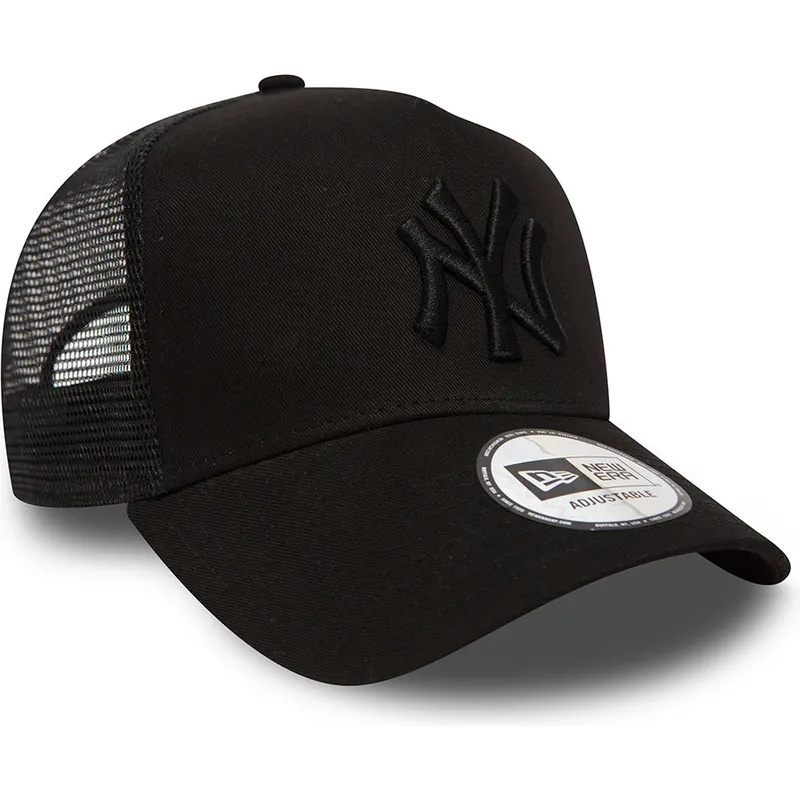czapka-trucker-czarna-z-czarnym-logo-clean-a-frame-new-york-yankees-mlb-new-era