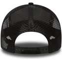 schwarze-trucker-cap-mit-schwarzem-logo-clean-a-frame-der-new-york-yankees-mlb-von-new-era