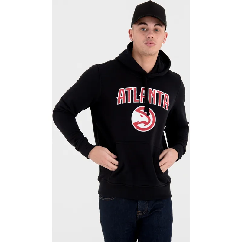 hanorace-cu-gluga-negru-pullover-hoody-de-atlanta-hawks-nba-de-new-era