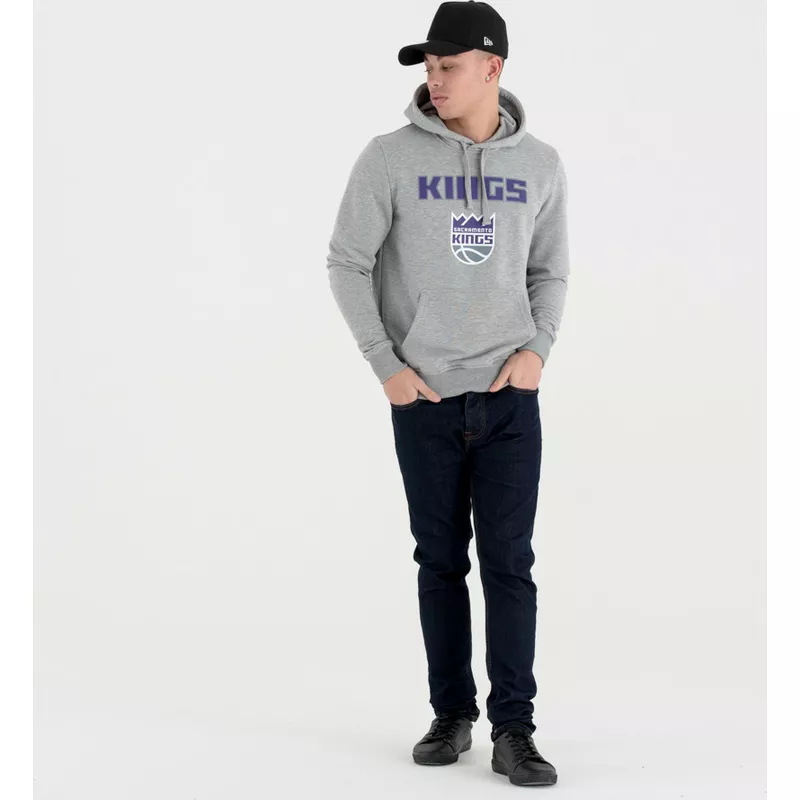 New Era Pullover Hoody New York Knicks NBA Grey Sweatshirt