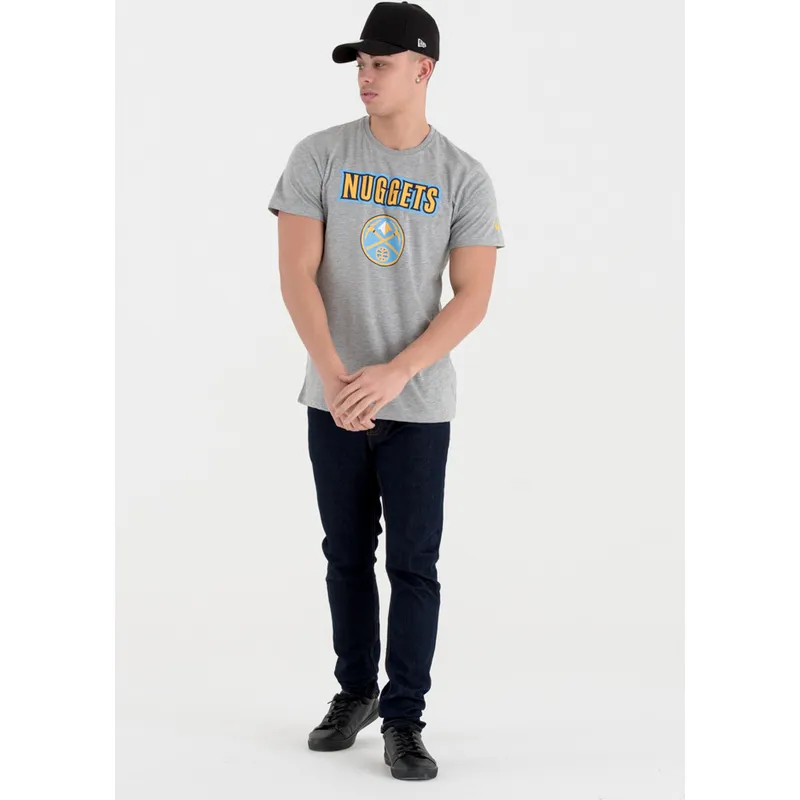tricouri-maneca-scurta-gri-de-denver-nuggets-nba-de-new-era