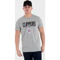 tricouri-maneca-scurta-gri-de-los-angeles-clippers-nba-de-new-era