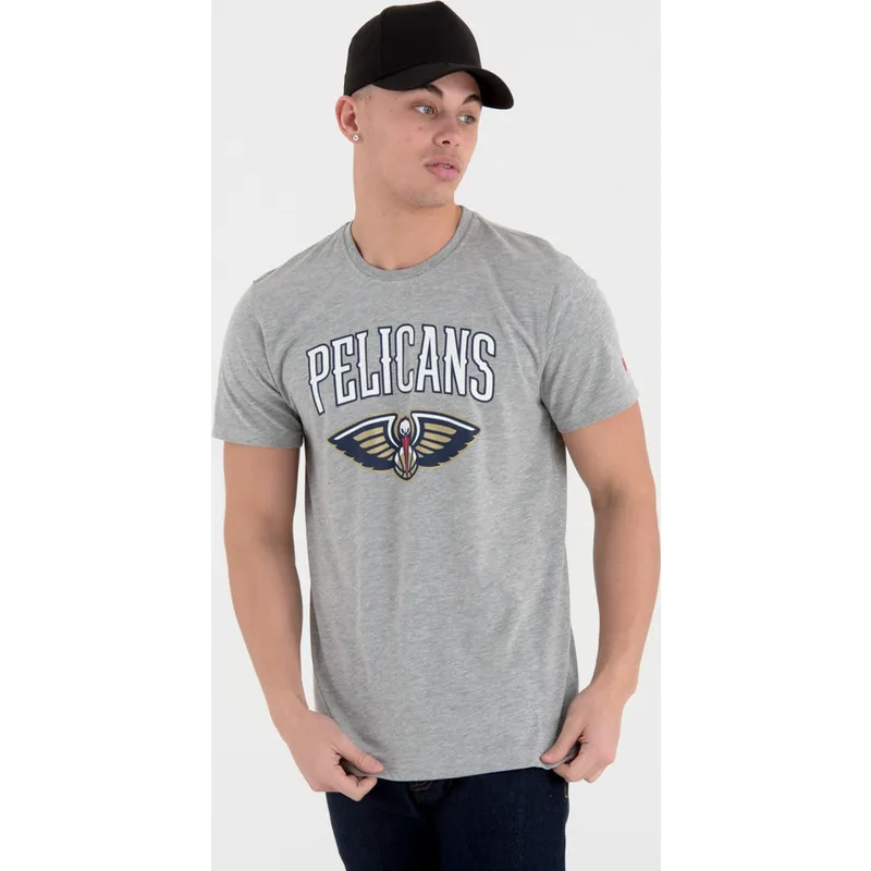 tricouri-maneca-scurta-gri-de-new-orleans-pelicans-nba-de-new-era