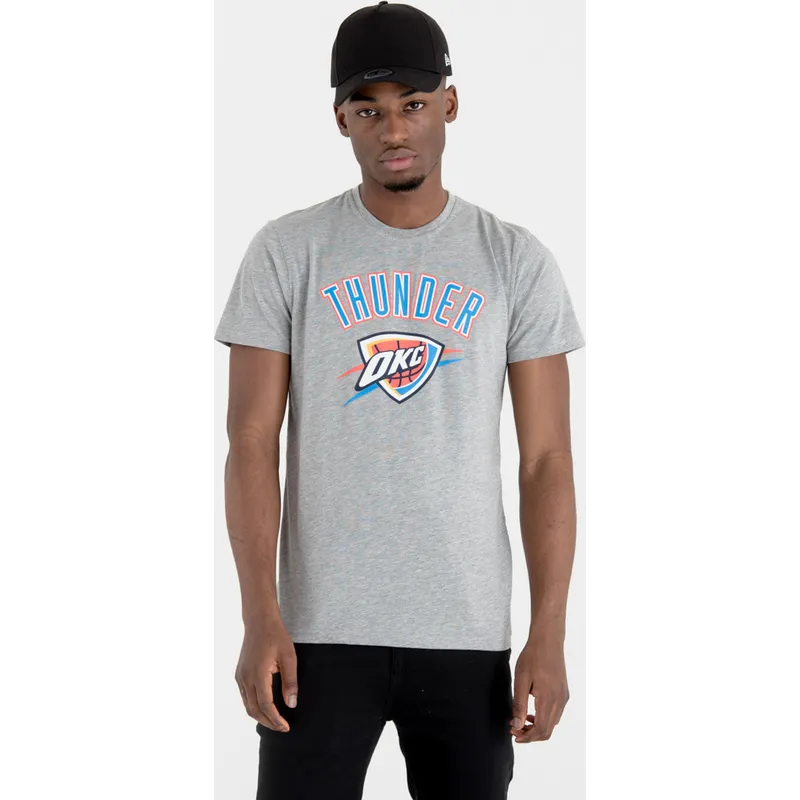 tricouri-maneca-scurta-gri-de-oklahoma-city-thunder-nba-de-new-era