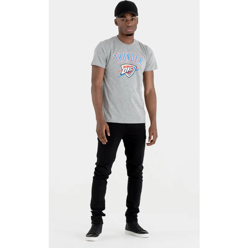 tricouri-maneca-scurta-gri-de-oklahoma-city-thunder-nba-de-new-era