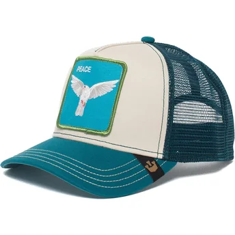 casquette-trucker-bleue-et-blanche-pigeon-peace-keeper-goorin-bros