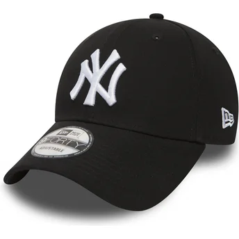 Czarna zakrzywiona czapka regulowana 9FORTY Essential New York Yankees MLB od New Era