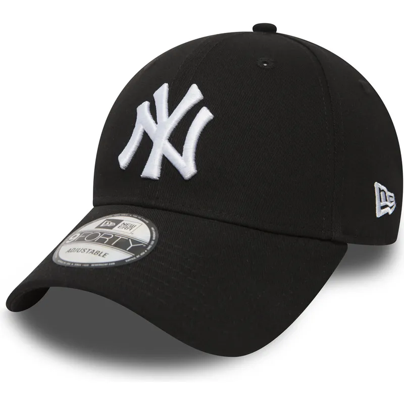 cappellino-regolabile-nero-con-visiera-curva-9forty-essential-dei-new-york-yankees-mlb-di-new-era