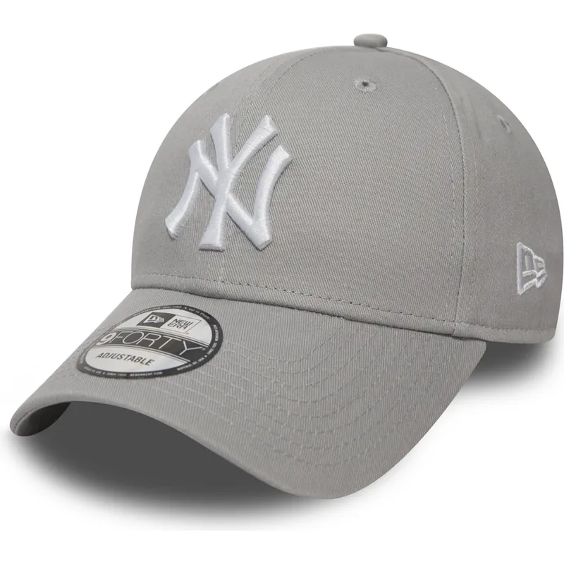 szara-czapka-z-zakrzywionym-daszkiem-regulowana-9forty-essential-new-york-yankees-mlb-new-era