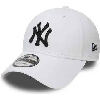 cappellino-bianco-regolabile-9forty-essential-dei-new-york-yankees-mlb-di-new-era