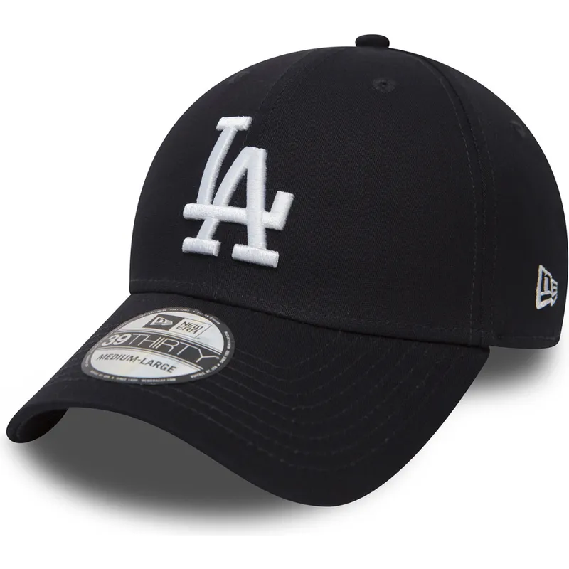 cappellino-blu-navy-curvo-aderente-39thirty-classic-dei-los-angeles-dodgers-mlb-di-new-era