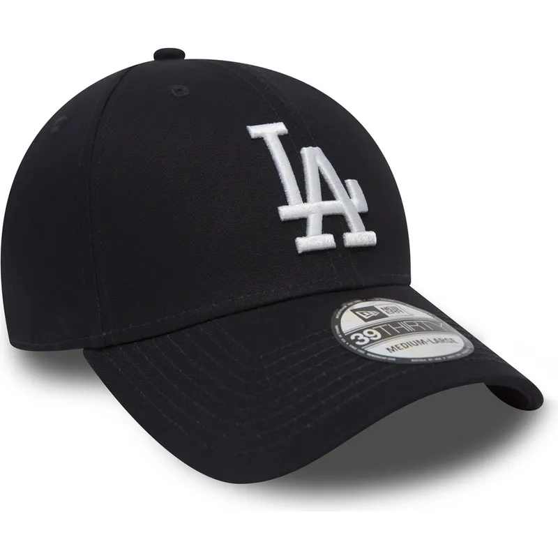 cappellino-blu-navy-curvo-aderente-39thirty-classic-dei-los-angeles-dodgers-mlb-di-new-era