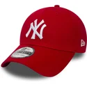 new-era-39thirty-classic-new-york-yankees-mlb-rote-gebogene-kappe