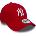 new-era-39thirty-classic-new-york-yankees-mlb-rote-gebogene-kappe