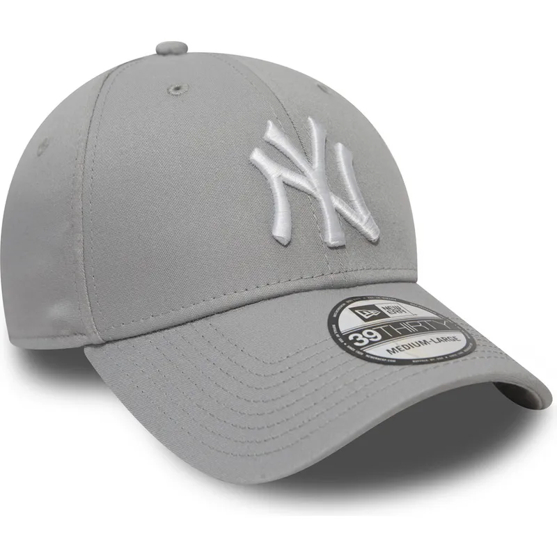 cappellino-curvo-grigio-regolabile-39thirty-classic-dei-new-york-yankees-mlb-di-new-era