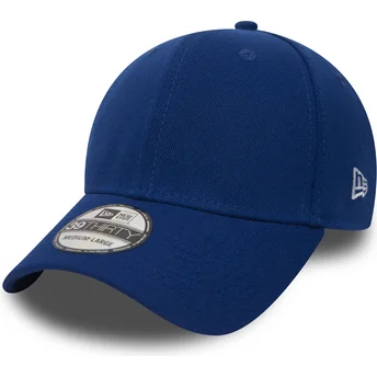 casquette-courbee-bleue-ajustee-39thirty-basic-flag-new-era