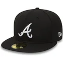 czarna-dopasowana-czapka-z-plaskim-daszkiem-59fifty-essential-atlanta-braves-mlb-new-era
