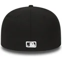 berretto-piatto-nero-aderente-59fifty-essential-dei-los-angeles-dodgers-mlb-di-new-era