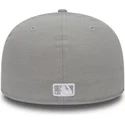 cappello-piatto-grigio-chiuso-59fifty-essential-dei-los-angeles-dodgers-mlb-di-new-era