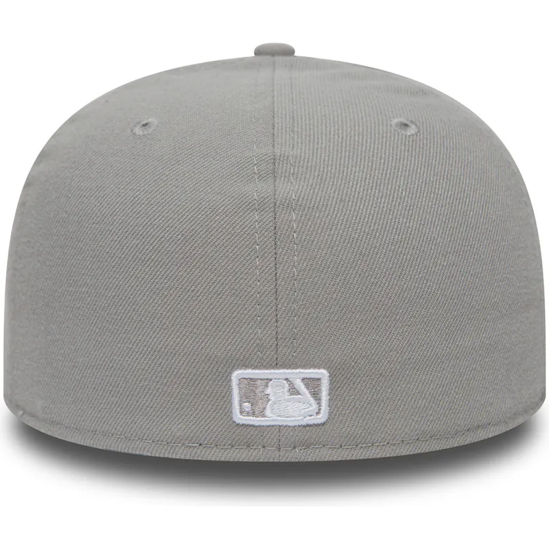 cappellino-piatto-grigio-aderente-59fifty-essential-dei-los-angeles-dodgers-mlb-di-new-era