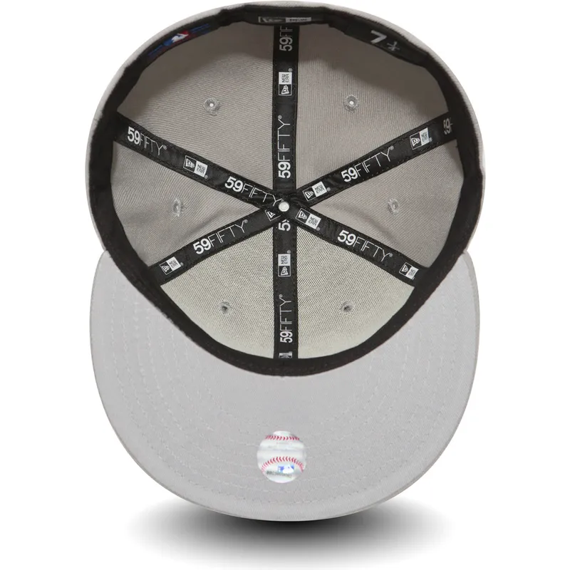 cappellino-piatto-grigio-aderente-59fifty-essential-dei-los-angeles-dodgers-mlb-di-new-era