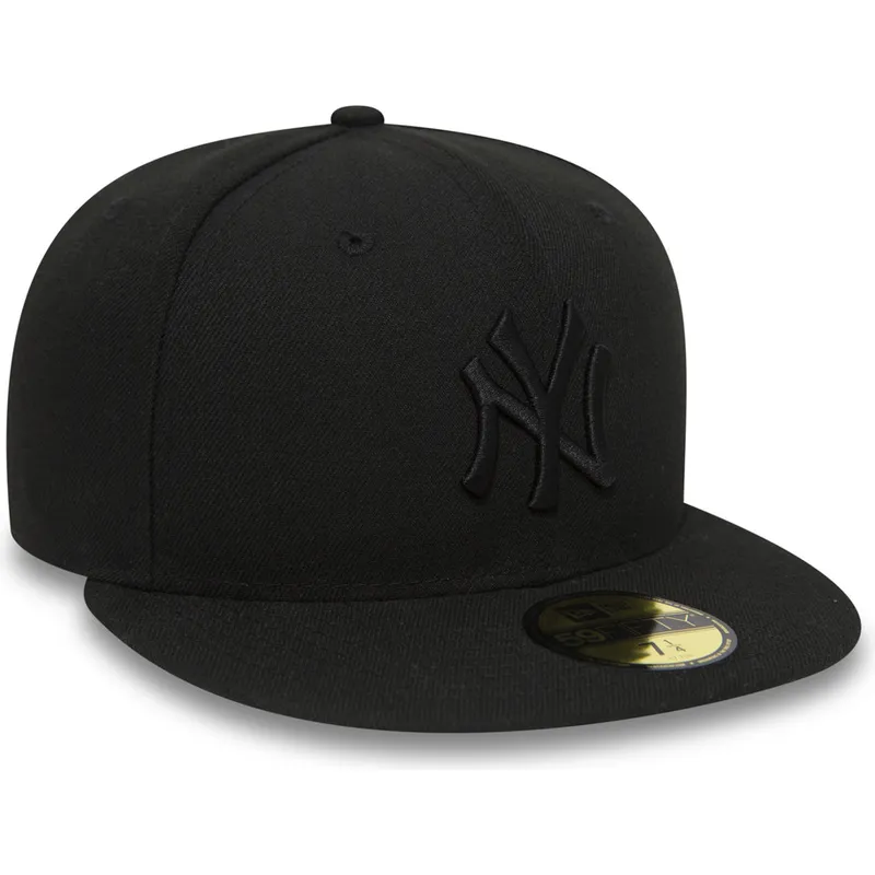 epci-plata-negru-fitted-59fifty-black-on-black-de-new-york-yankees-mlb-de-new-era
