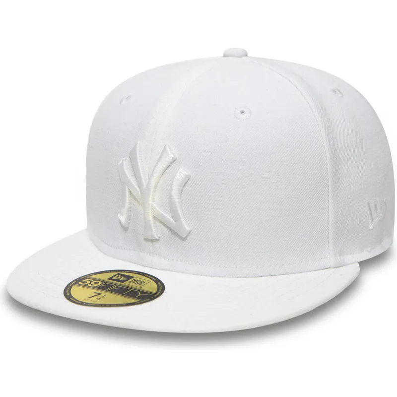 epci-plata-alb-fitted-59fifty-white-on-white-de-new-york-yankees-mlb-de-new-era