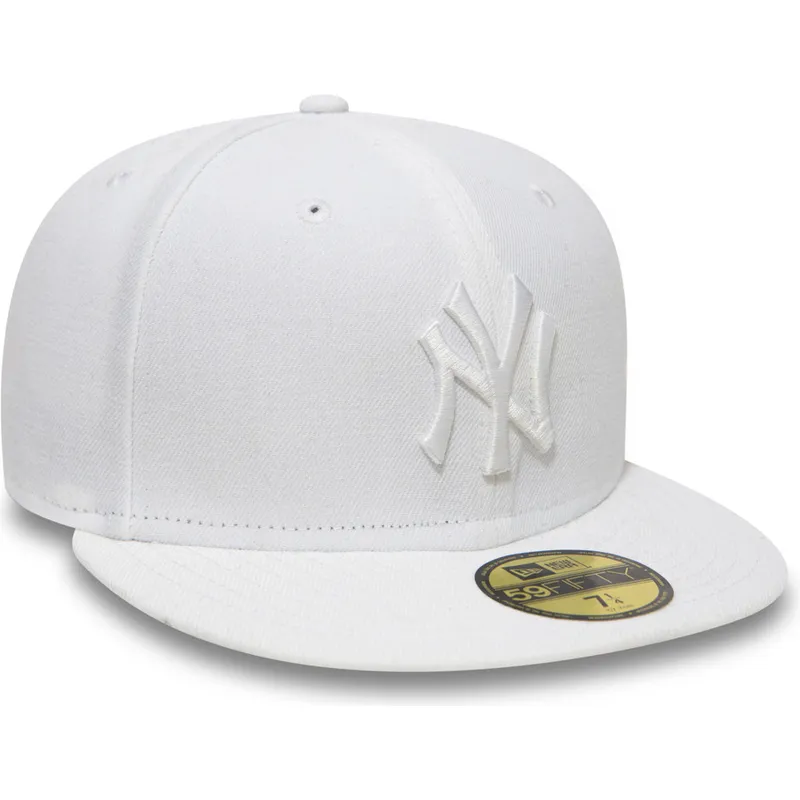 epci-plata-alb-fitted-59fifty-white-on-white-de-new-york-yankees-mlb-de-new-era