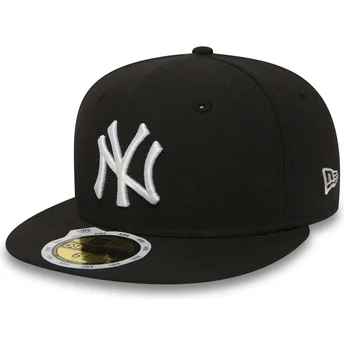 epci-plata-negru-fitted-pentru-copii-59fifty-essential-de-new-york-yankees-mlb-de-new-era