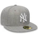 epci-plata-gri-fitted-59fifty-essential-de-new-york-yankees-mlb-de-new-era