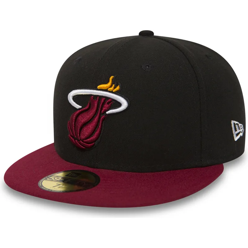 epci-plata-negru-fitted-59fifty-essential-de-miami-heat-nba-de-new-era
