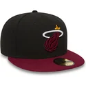 epci-plata-negru-fitted-59fifty-essential-de-miami-heat-nba-de-new-era