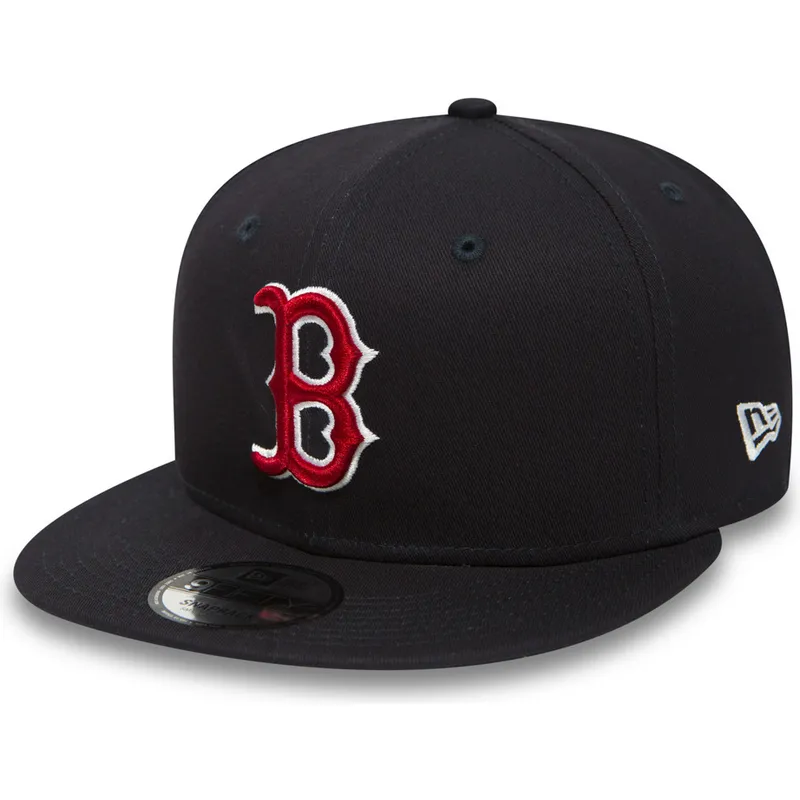 epci-plata-bleumarin-snapback-ajustable-9fifty-essential-de-boston-red-sox-mlb-de-new-era
