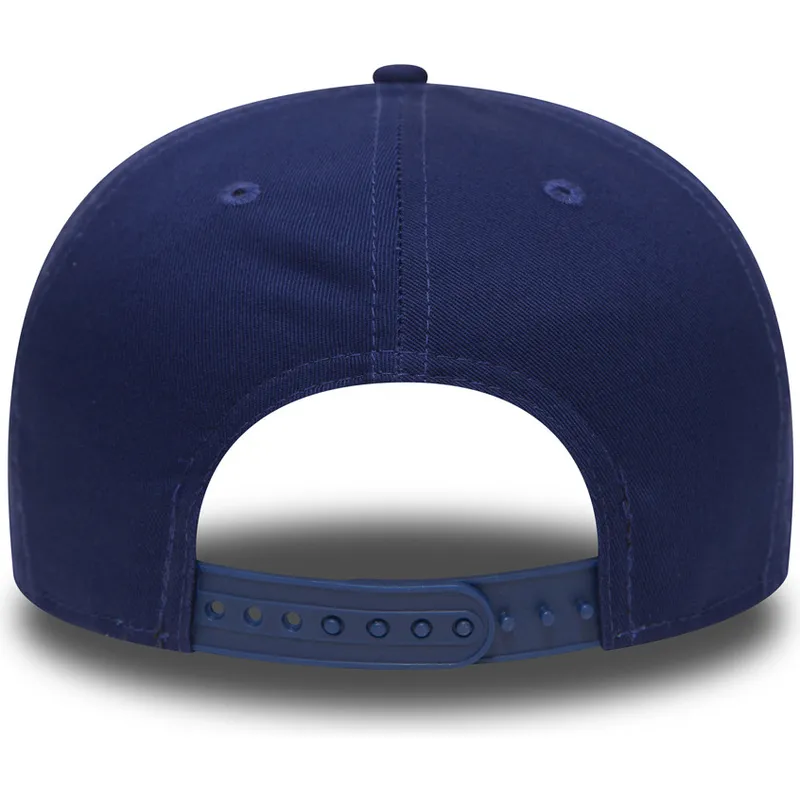 los-angeles-dodgers-mlb-9fifty-essential-verstellbare-blaue-flat-cap-von-new-era