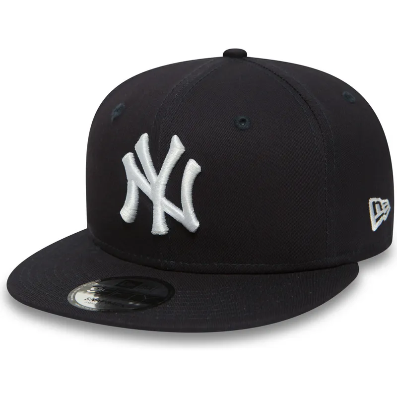 new-york-yankees-mlb-9fifty-essential-justerbar-marinbla-flat-keps-fran-new-era
