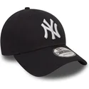 cappellino-curvo-blu-marino-regolabile-9forty-essential-dei-new-york-yankees-mlb-di-new-era