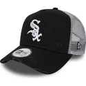 epci-curbata-negru-snapback-distressed-a-frame-de-chicago-white-sox-mlb-de-new-era