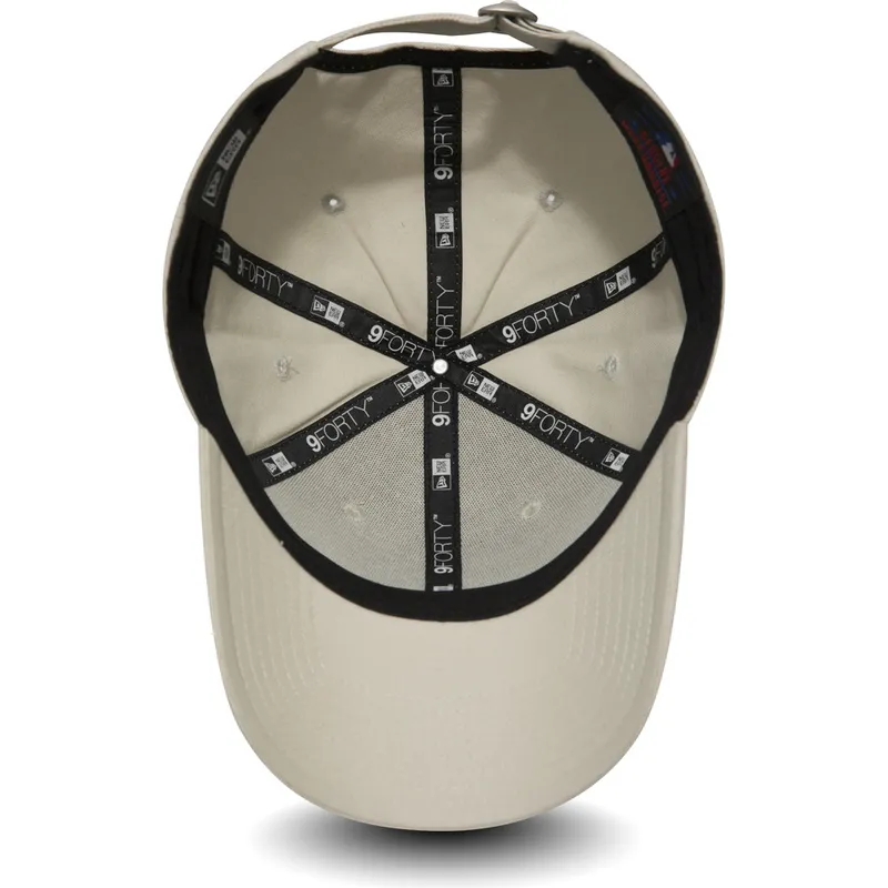 epci-curbata-alb-reglabila-roto-9forty-essential-de-los-angeles-dodgers-mlb-de-new-era