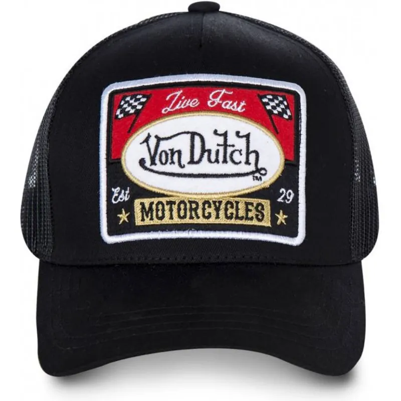 cappellino-curvo-nero-regolabile-blacky1-di-von-dutch