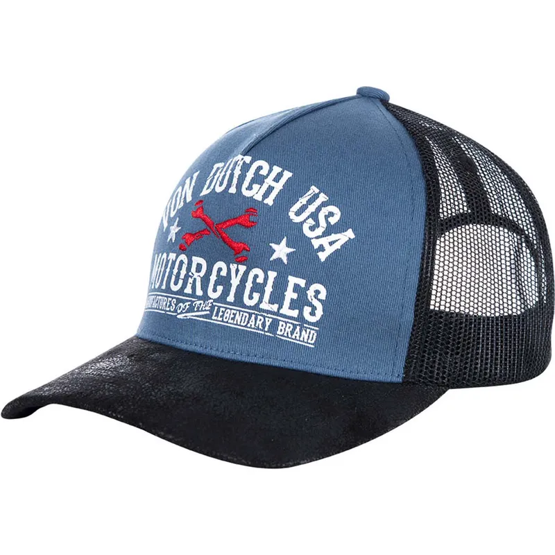 epci-curbata-albastru-snapback-gar-de-von-dutch