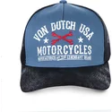epci-curbata-albastru-snapback-gar-de-von-dutch