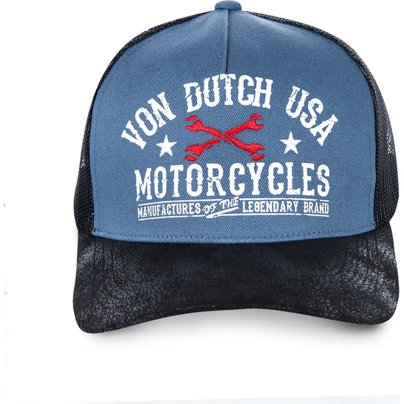 epci-curbata-albastru-snapback-gar-de-von-dutch