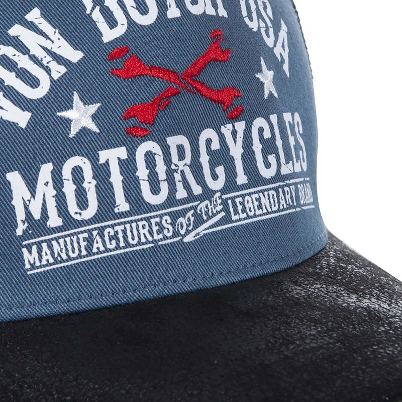 epci-curbata-albastru-snapback-gar-de-von-dutch