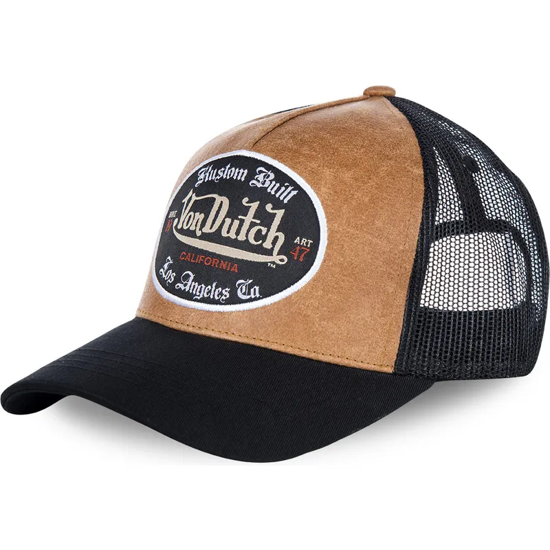 trucker-cap-braun-und-schwarz-grl-von-von-dutch