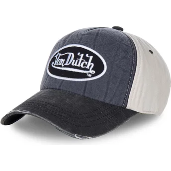 Șepci curbată bleumarin reglabilă JACK7 de Von Dutch