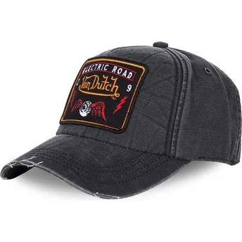 casquette-courbee-grise-ajustable-jack11-von-dutch