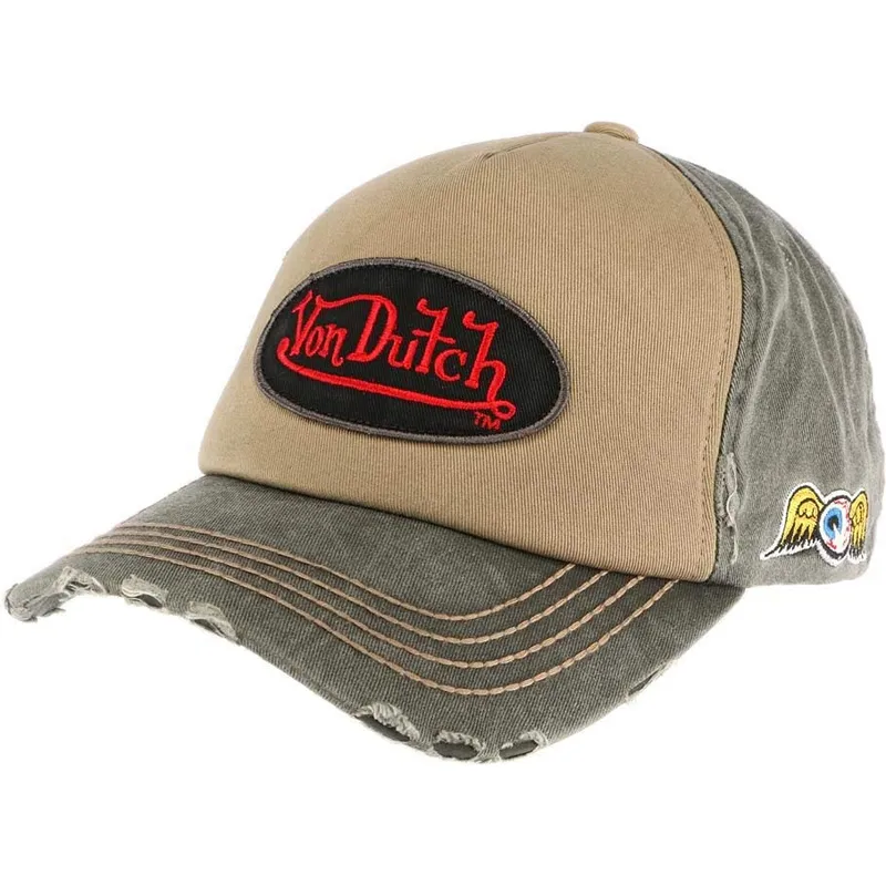von-dutch-curved-brim-lars02-brown-and-green-adjustable-cap