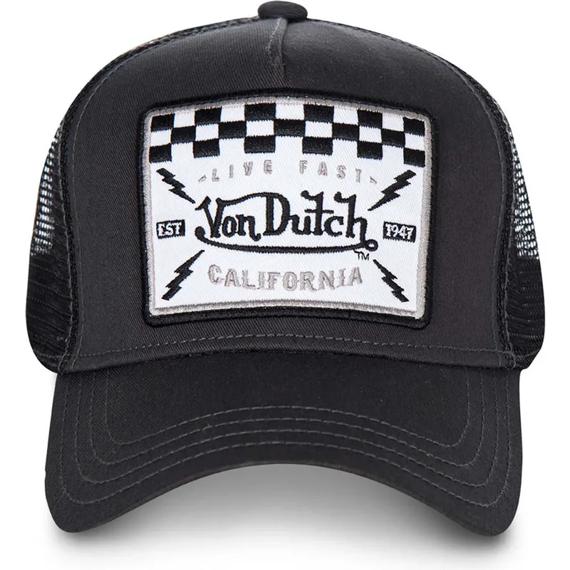 epci-curbata-negru-snapback-square8b-de-von-dutch