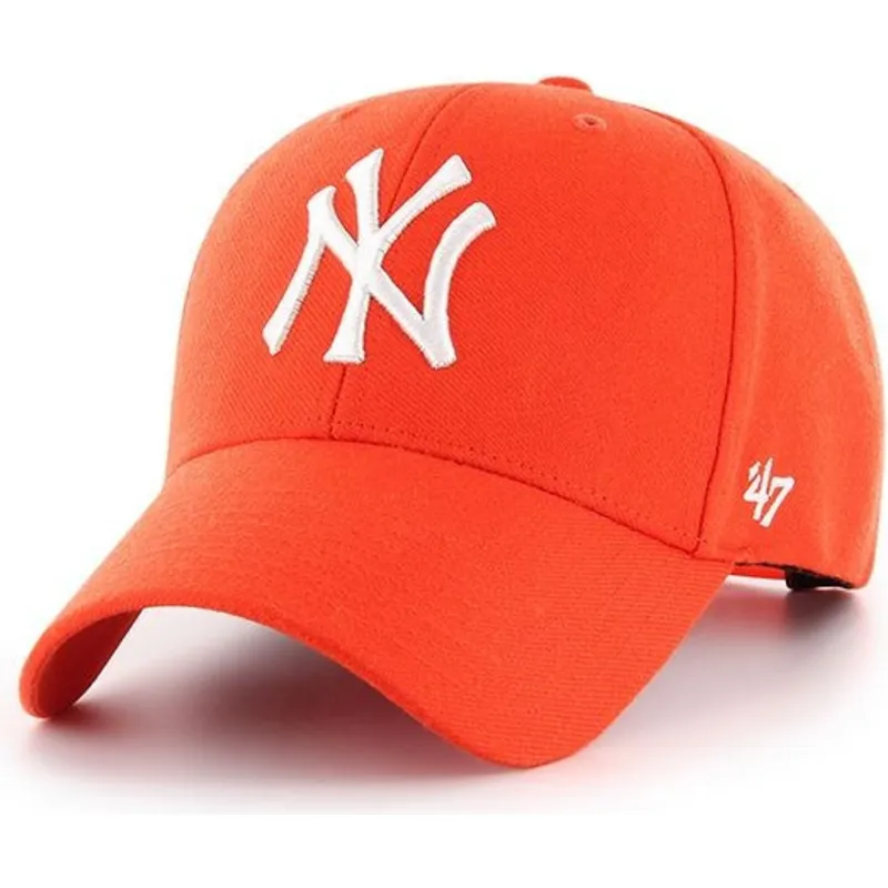 epci-curbata-portocaliu-reglabila-brillante-de-new-york-yankees-mlb-de-47-brand